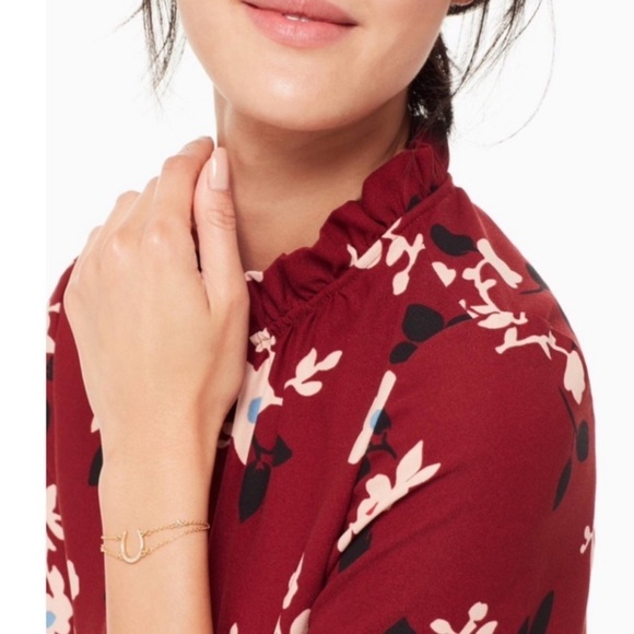 KATE SPADE • Gold Crystal Horseshoe Bracelet - Picture 2 of 4